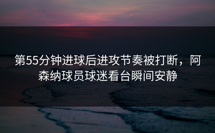 第55分钟进球后进攻节奏被打断,阿森纳球员球迷看台瞬间安静 第55分钟进球后进攻节奏被打断,阿森纳球员球迷看台瞬间安静